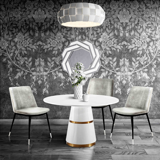 Evora Grey Velvet Chair - Silver Legs