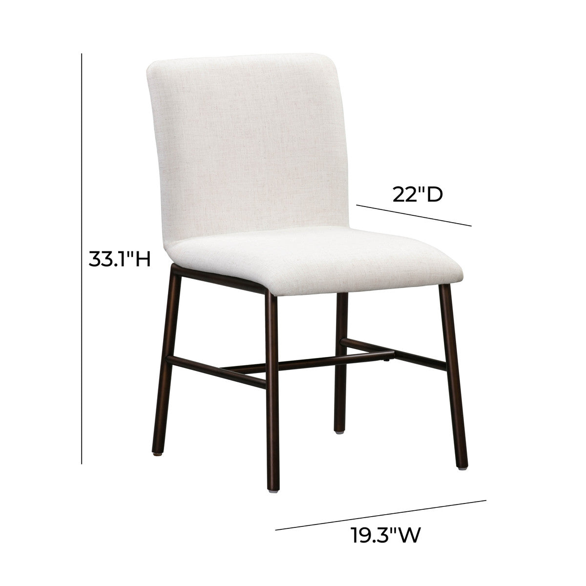 Bushwick Flax Upholstered Dining Chair