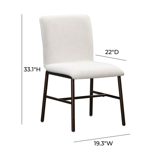 Bushwick Flax Upholstered Dining Chair