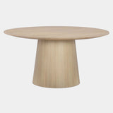 Sahara Round Oak Dining Table (41"-60")