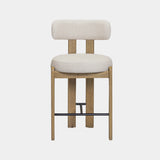 Odessa Cream Performance Fabric Counter Stool