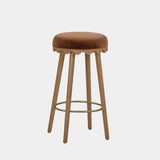 Oodle Performance Vegan Mohair Bar and Counter Stool
