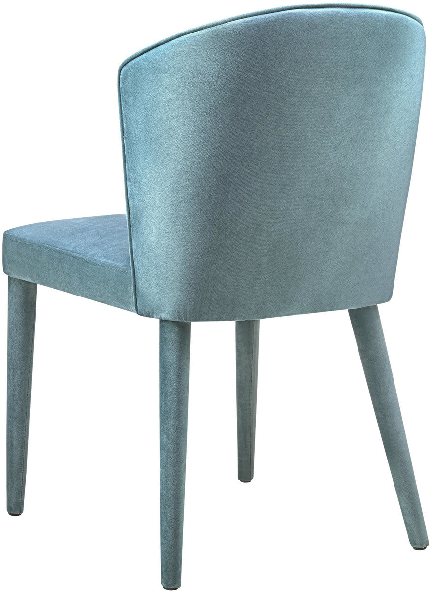 Metropolitan Sea Blue Velvet Chair