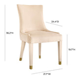 Diamond Cream Dining Chair