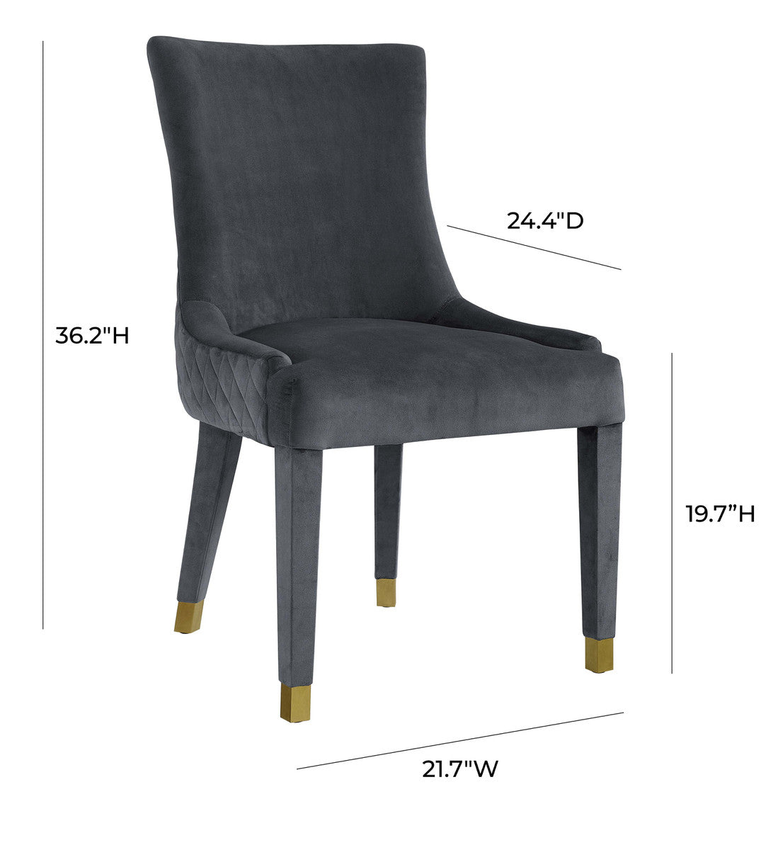 Diamond Grey Dining Chair