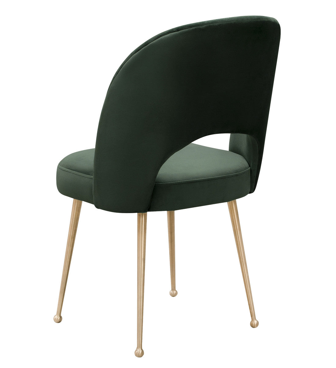 Swell Forest Green Velvet Chair