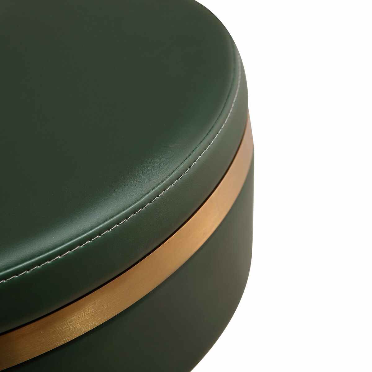 Astro Malachite Green And Gold Adjustable Stool