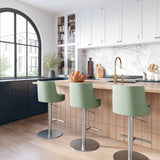 Reagan Performance Vegan Leather Adjustable Stool