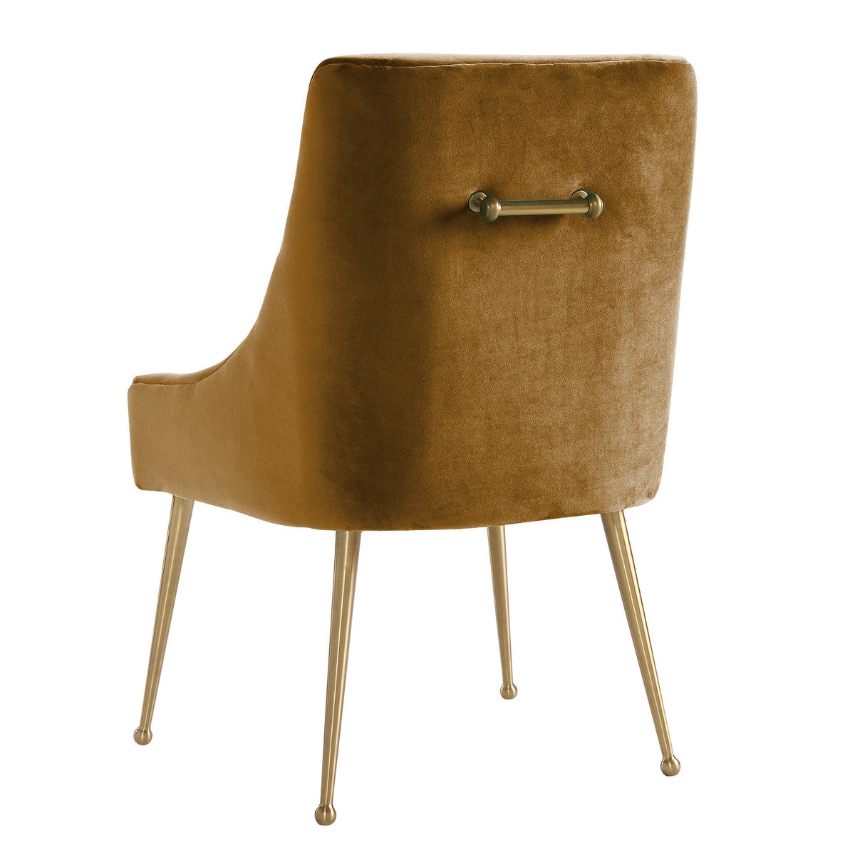 Beatrix Cognac Velvet Side Chair