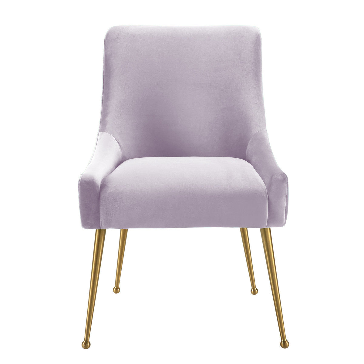 Beatrix Lavender Velvet Side Chair