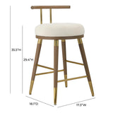Juniper Performance Velvet Stool