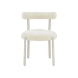 Margaret Performance Chenille Bolster Back Dining Chair