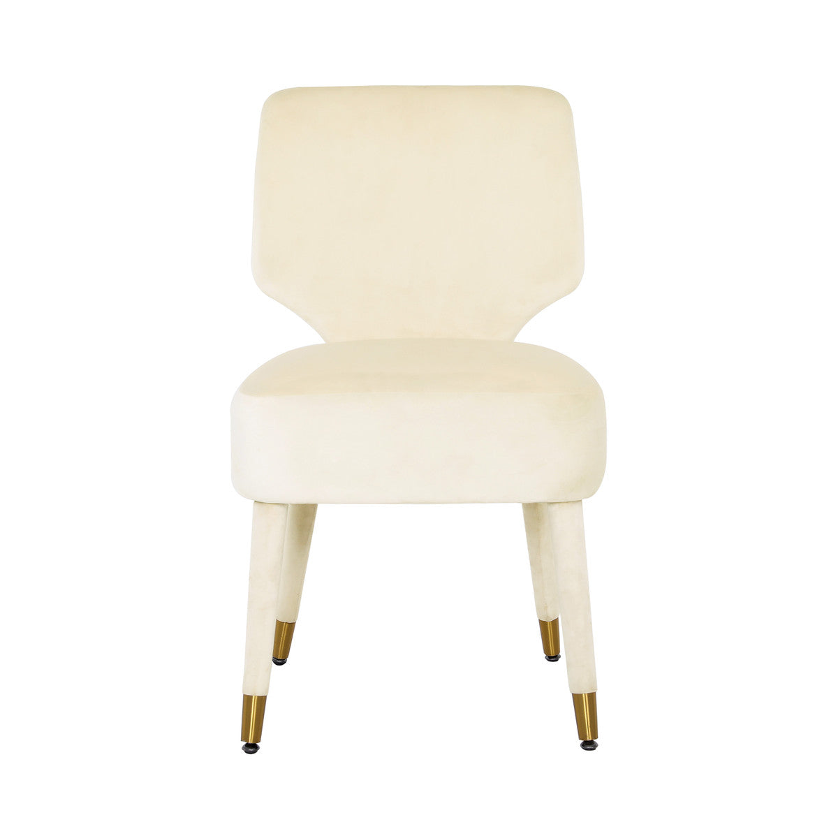 Athena Cream Velvet Dining Chair