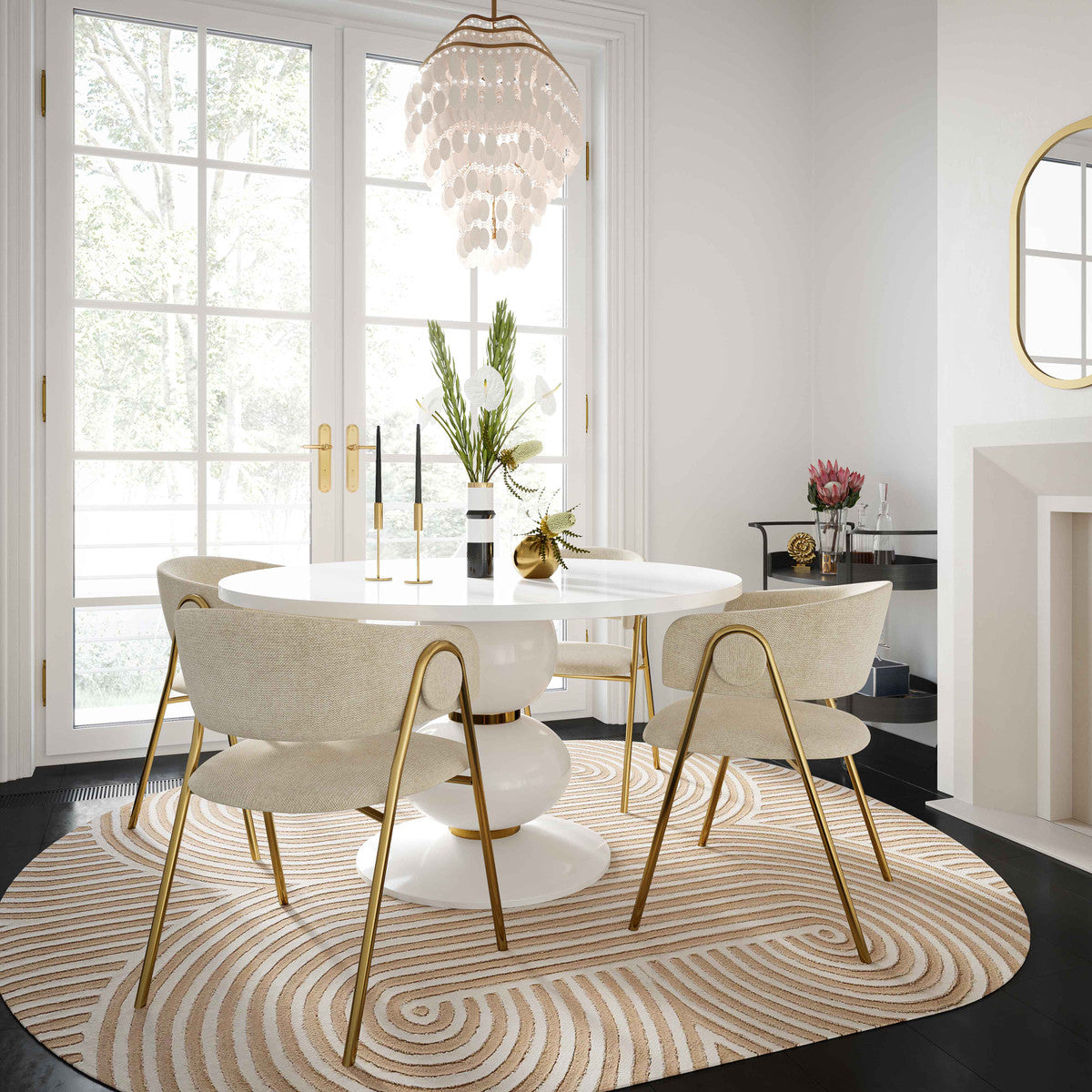 Lara Cream Dining Chair