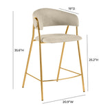 Lara Cream Counter Stool
