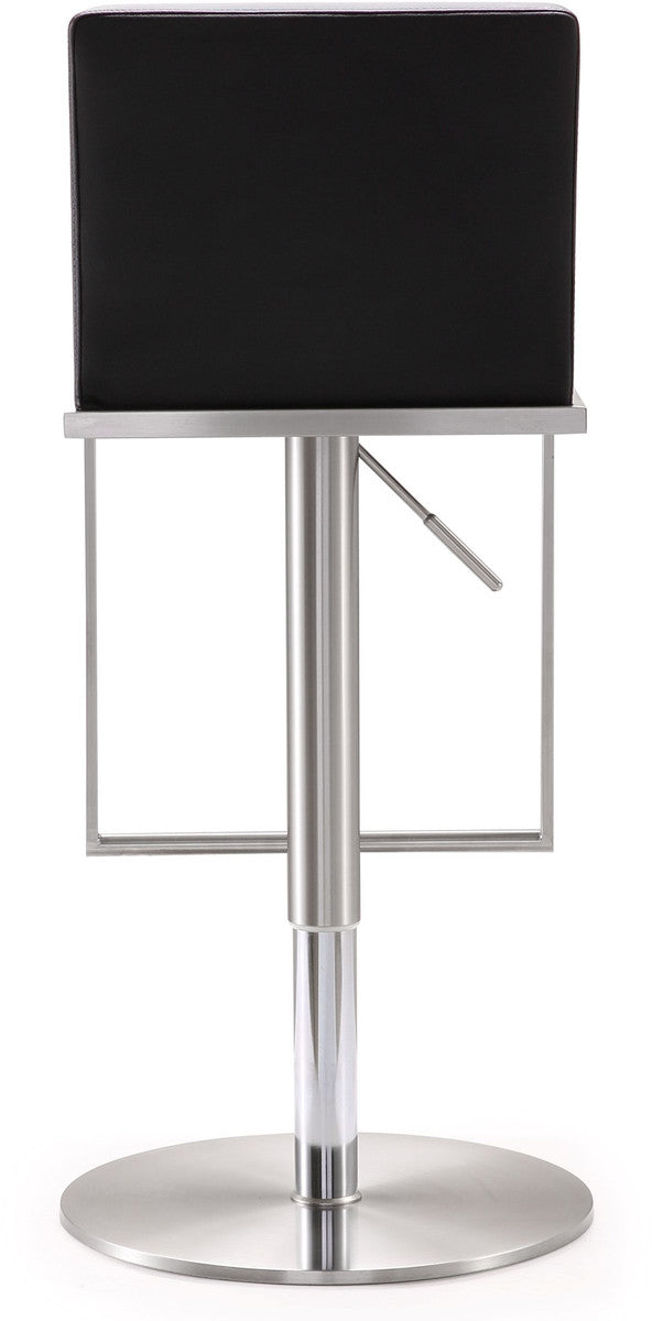 Amalfi Black Steel Adjustable Barstool