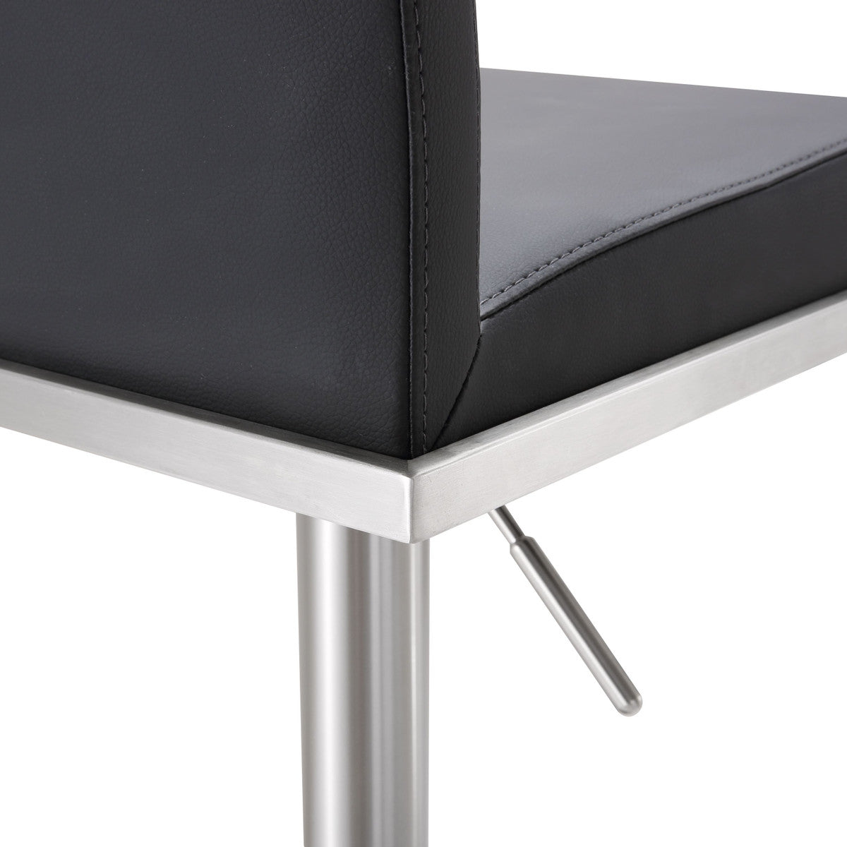 Amalfi Black Steel Adjustable Barstool