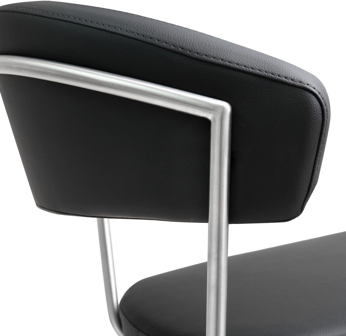 Cosmo Black Steel Barstool