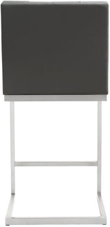 Helsinki Grey Stainless Steel Counter Stool