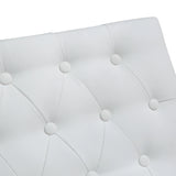 Helsinki White Performance Vegan Leather Stool - Set of 2