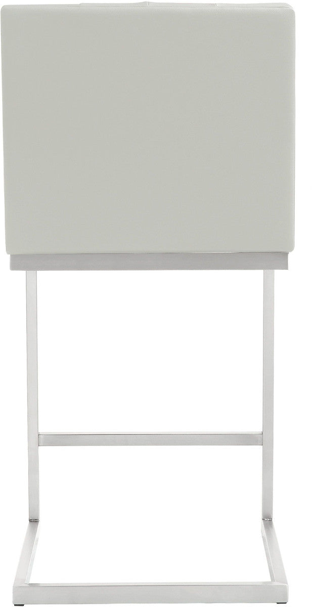 Helsinki Light Grey Steel Counter Stool