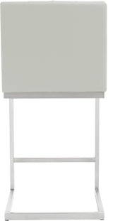 Helsinki Light Grey Steel Counter Stool