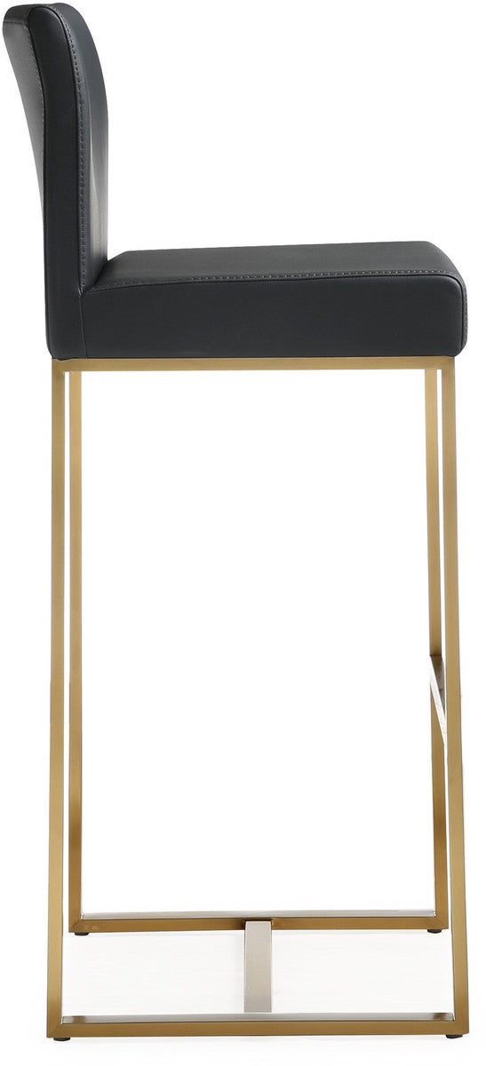 Denmark Black Gold Steel Barstool