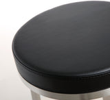 Pratt Black Swivel Counter Stool