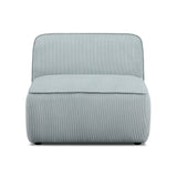 Travie Performance Corduroy Velvet Armless Chair