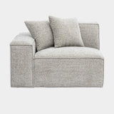 Mindy Performance Chenille Basketweave Modular Corner Chair