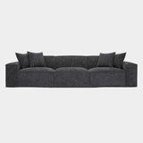 Mindy 115" Performance Chenille Basketweave Modular Sofa