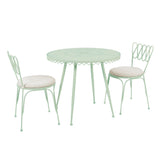 Erica Wrought Iron Outdoor Chair