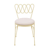 Erica Wrought Iron Outdoor Chair