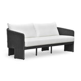 Alexa 80" Rattan Performance Fabric Outdoor Sofa