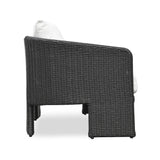 Alexa 80" Rattan Performance Fabric Outdoor Sofa