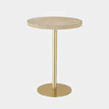 Fiona Gold Stone Side Table