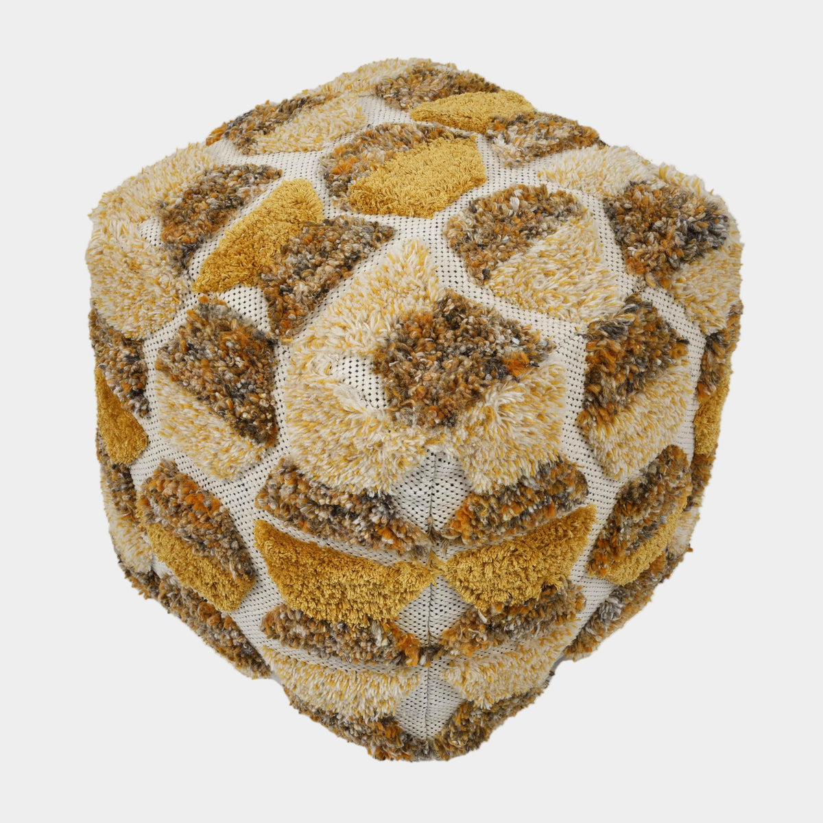 Sawyer Natural Tones Tufted Pouf