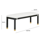 Amara 50" Rattan Bench