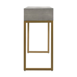 Pesce 59" Faux Shagreen 3-Drawer Console Table