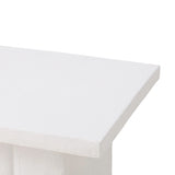 Kayla Faux Plaster Indoor / Outdoor Square Side Table