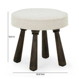 Pookie Performance Boucle Accent Stool