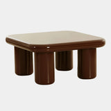 Memphis 33.5" Glossy Square Coffee Table