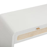 Patty 48" Rattan 2-Drawer Console Desk