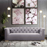 Farah 91" Performance Velvet Sofa