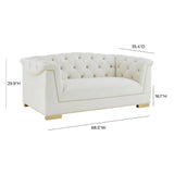 Farah 69" Performance Velvet Loveseat