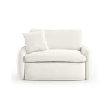 Rachelle Cream Performance Velvet Lounge Chair