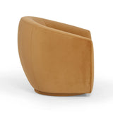 Jordan Performance Velvet Swivel Accent Chair