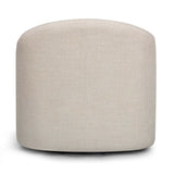 Thao Contract-Grade Basketweave Fabric Swivel Accent Chair