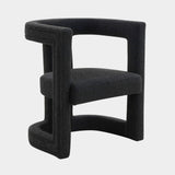Ada Black Performance Boucle Chair