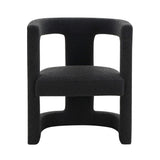 Ada Black Performance Boucle Chair